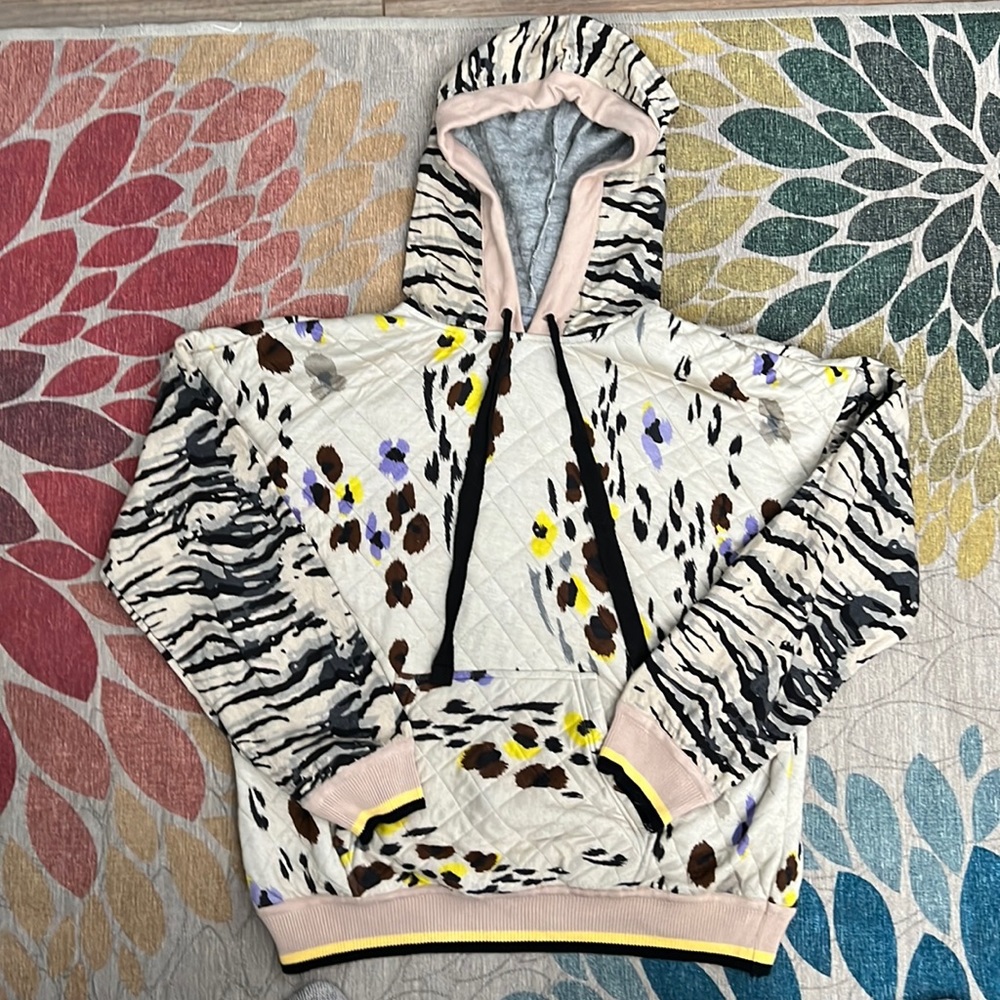 Anthropologie quilted sweatshirt.